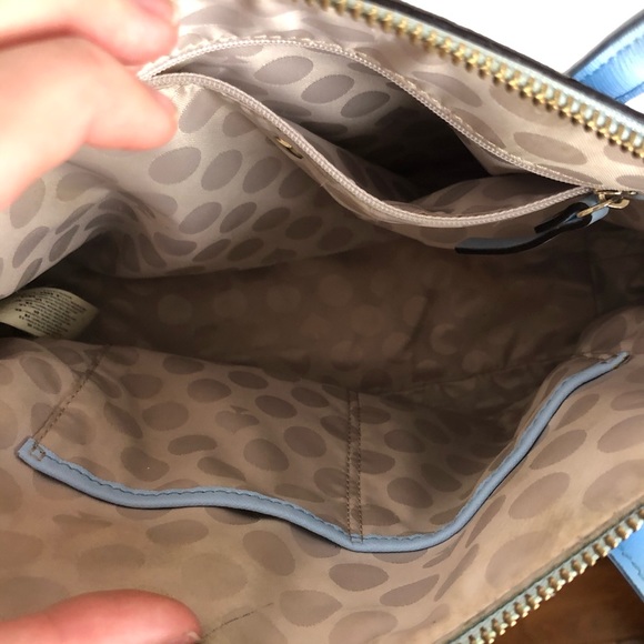 Kate Spade Cedar St Maise blue leather handbag - Picture 7 of 12